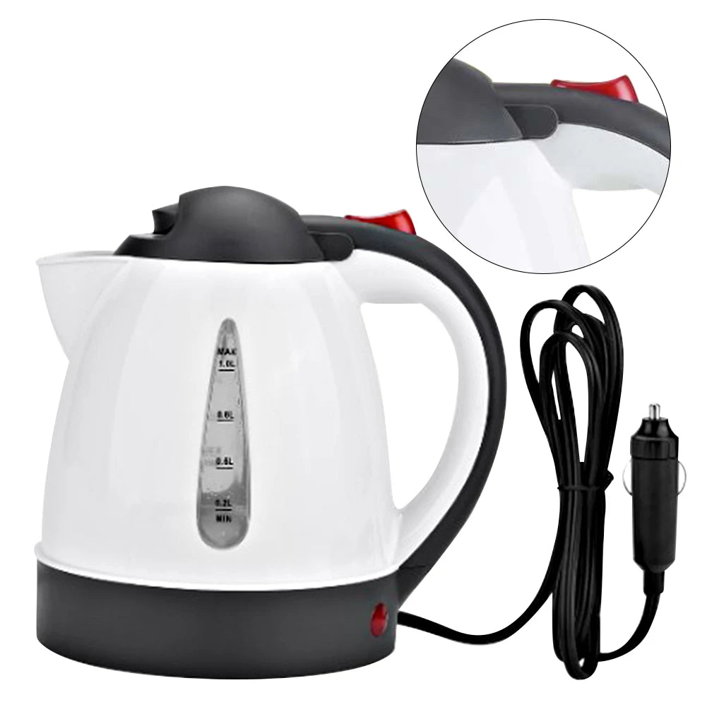 1000 ML 12/24 V Car Truck Water Heater Car Hot Kettle 250 W Fast Boiling Tea Coffee Kettle for Travel Home