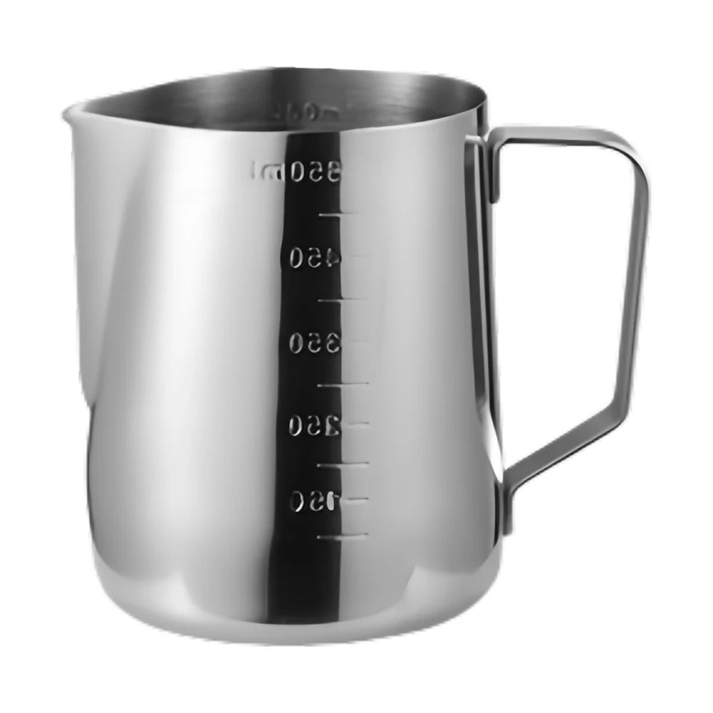 350/600/900ml Cappuccino Cream Frothing Jug Pitcher Stainless Steel Barista Frother Pitcher with Scale Kitchen Cafe Accessories
