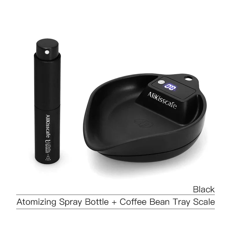 AliKisscafe Coffee Scale Bean Measuring Scales Weighing Display Tray Spray ABS Kitchen Barista Tool Espresso Machine Accessories