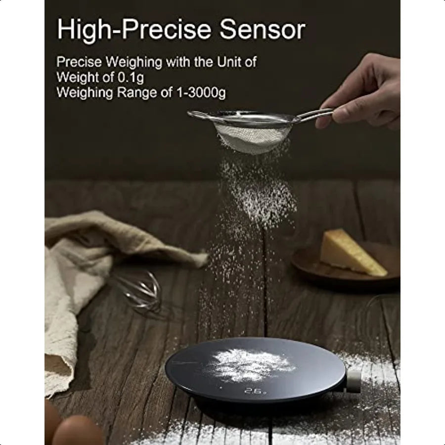 Smart Food Scale Kitchen Scale Food Scales Digital Weight Grams and Oz Coffee Scale Kitchen Scale with 0.1g High Precise Sensor