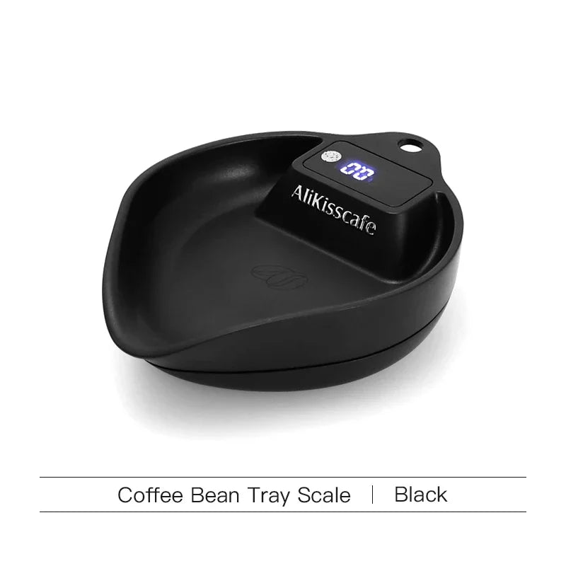 AliKisscafe Coffee Scale Bean Measuring Scales Weighing Display Tray Spray ABS Kitchen Barista Tool Espresso Machine Accessories