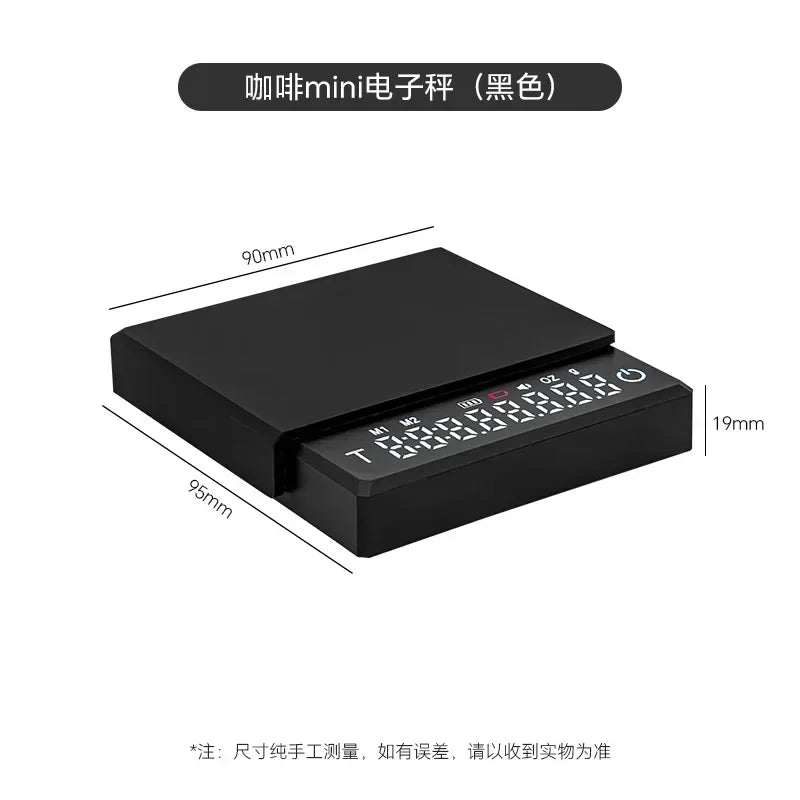 Manufacturer Durable Kitchen Silicone Mat Digital Coffee Scale with Scale Tray Digital Display Mini Scale