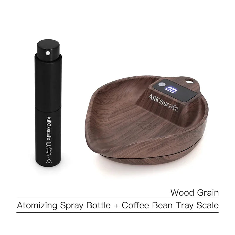 AliKisscafe Coffee Scale Bean Measuring Scales Weighing Display Tray Spray ABS Kitchen Barista Tool Espresso Machine Accessories