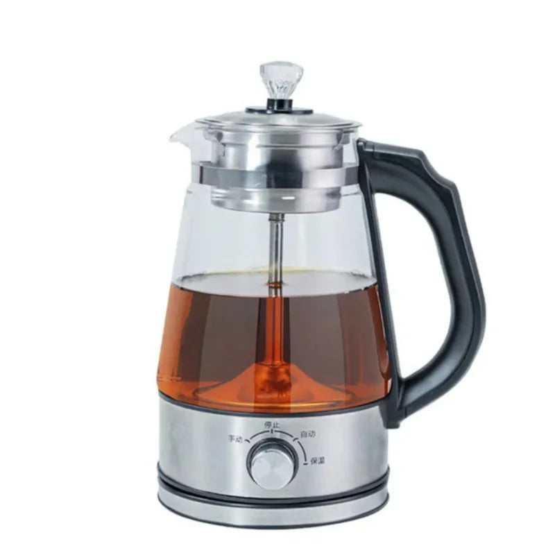 Teapots Kettle Glass Kettle Smart Thermo Pot Coffee Boiler 220v Kitchen Appliances Tea Infuser