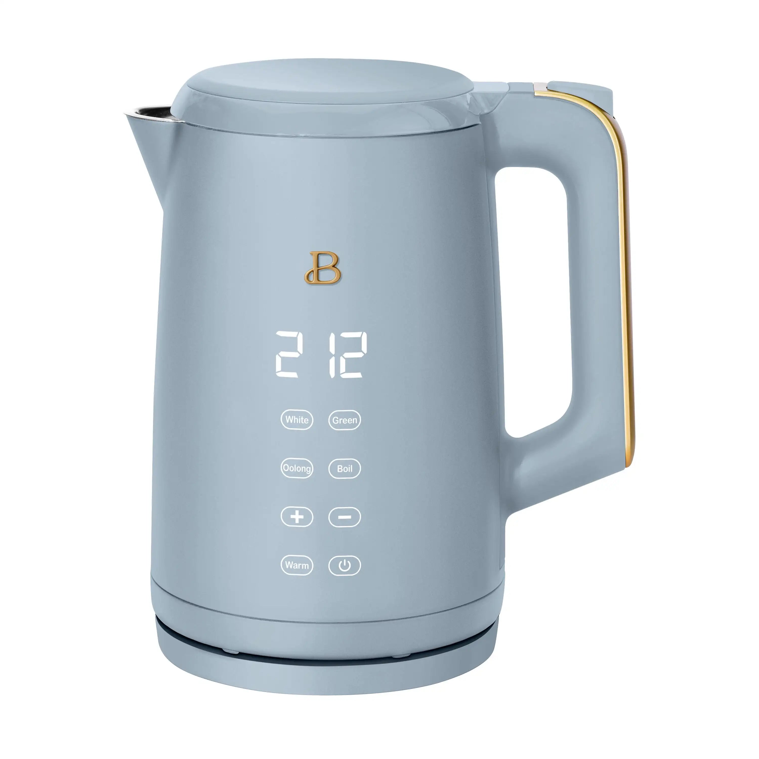 Beautiful 1.7-Liter Electric Kettle 1500 W with One-Touch Activation, Black Sesame by Drew Barrymore