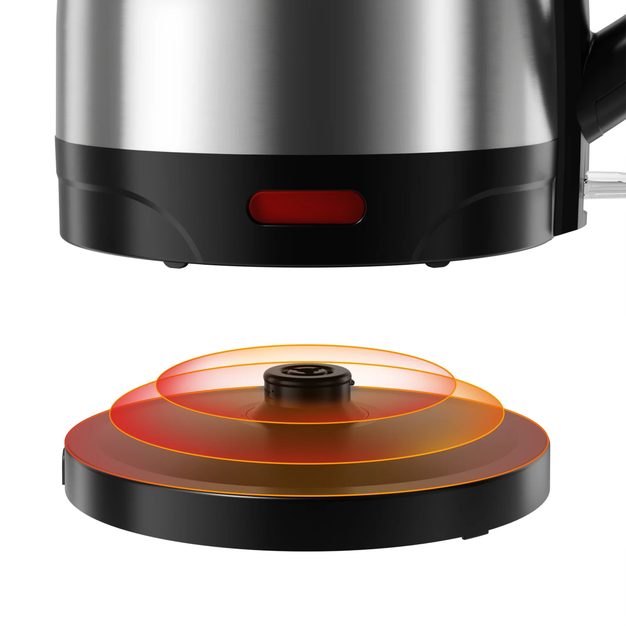 Electric Tea Kettle - 1.7L Stainless Steel Electric Kettle with LED Indicator, Fast Boil Hot Water Boiler
