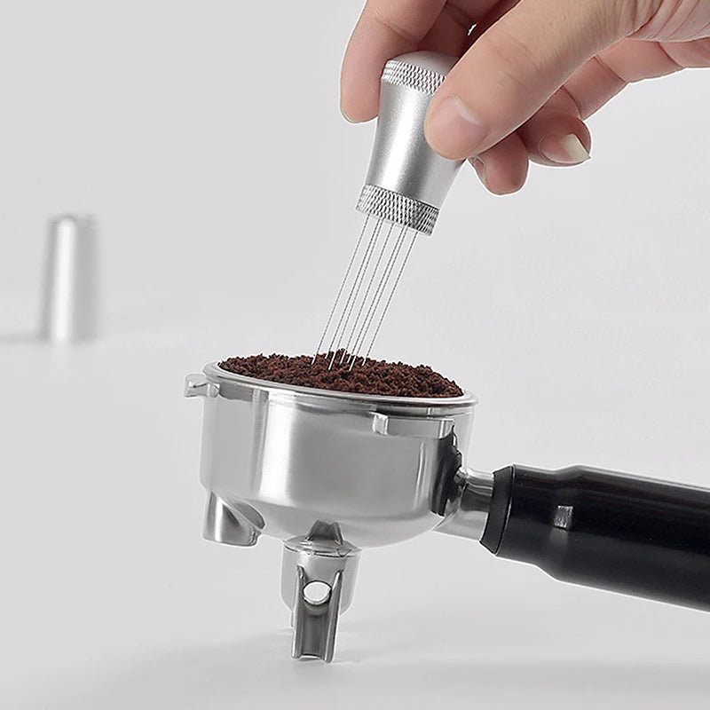 Espresso Distribution Tool 304 Stainless Steel Needles Installed With 10 Extra Needles For Espresso Stirrer Replacement
