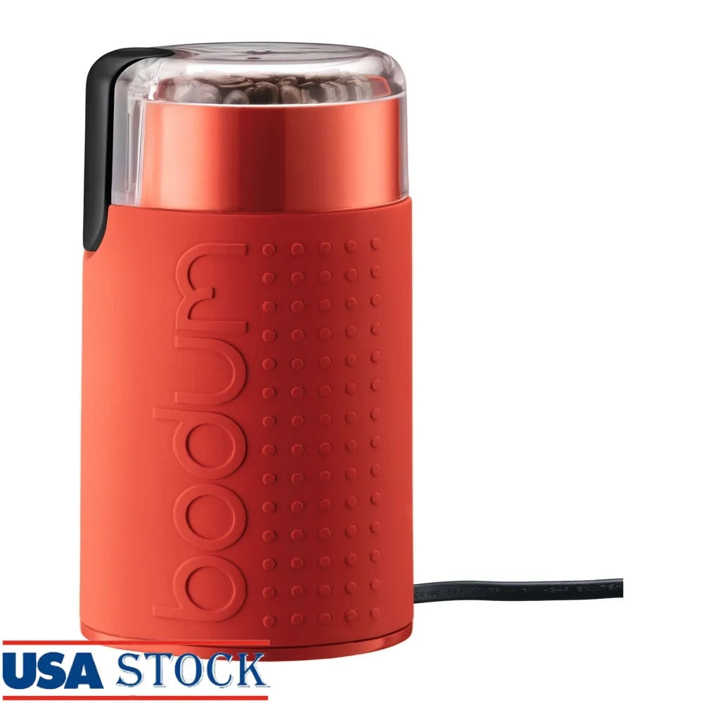 Stainless Steel Electric Coffee Grinder Compact Design Pulse Control 60g Capacity User-Friendly Kitchen Appliance