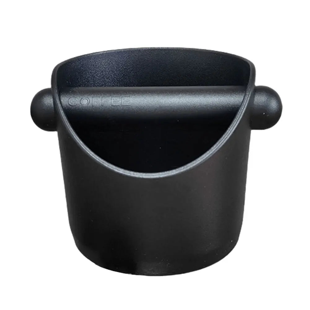 Espresso Dump Bin Shock-Absorbent Grind Waste Bin Anti-slip Espresso Knock Box with Removable Knock Bar for Barista Coffee Grind