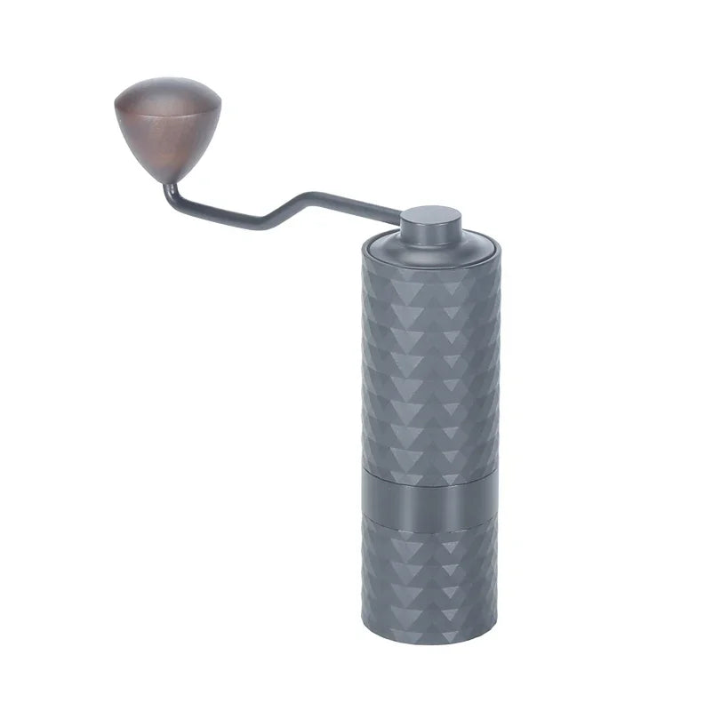 Manual Coffee Grinder CNC Professional Stainless Steel Diamond Adjustable Manual Burr Coffee Bean Grinding