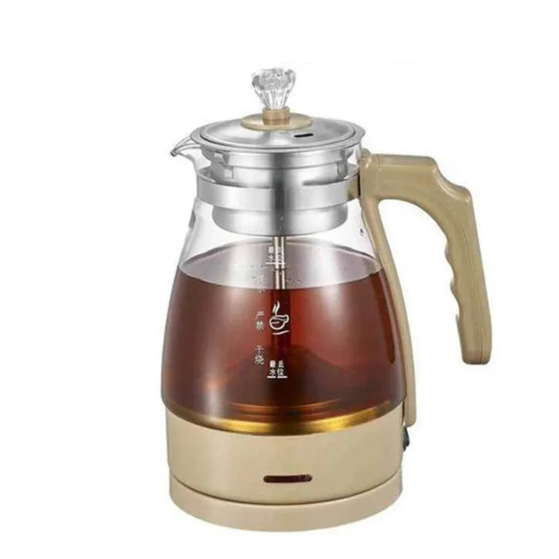 Teapots  Kettle Glass  Kettle Smart Thermo Pot Coffee  Boiler 220v Kitchen Appliances Tea Infuser