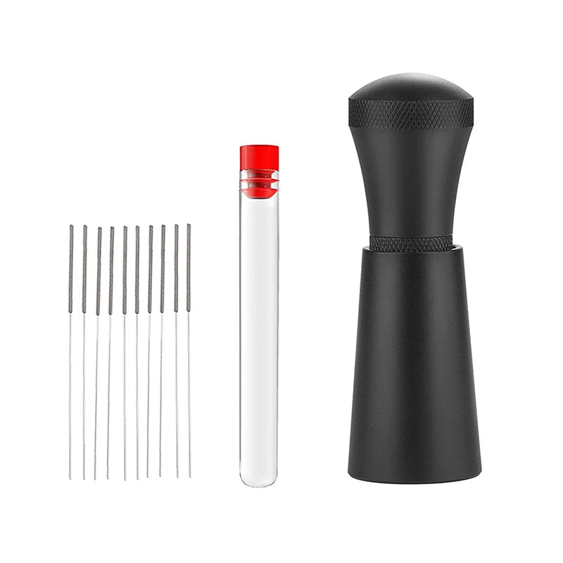Espresso Distribution Tool 304 Stainless Steel Needles Installed With 10 Extra Needles For Espresso Stirrer Replacement