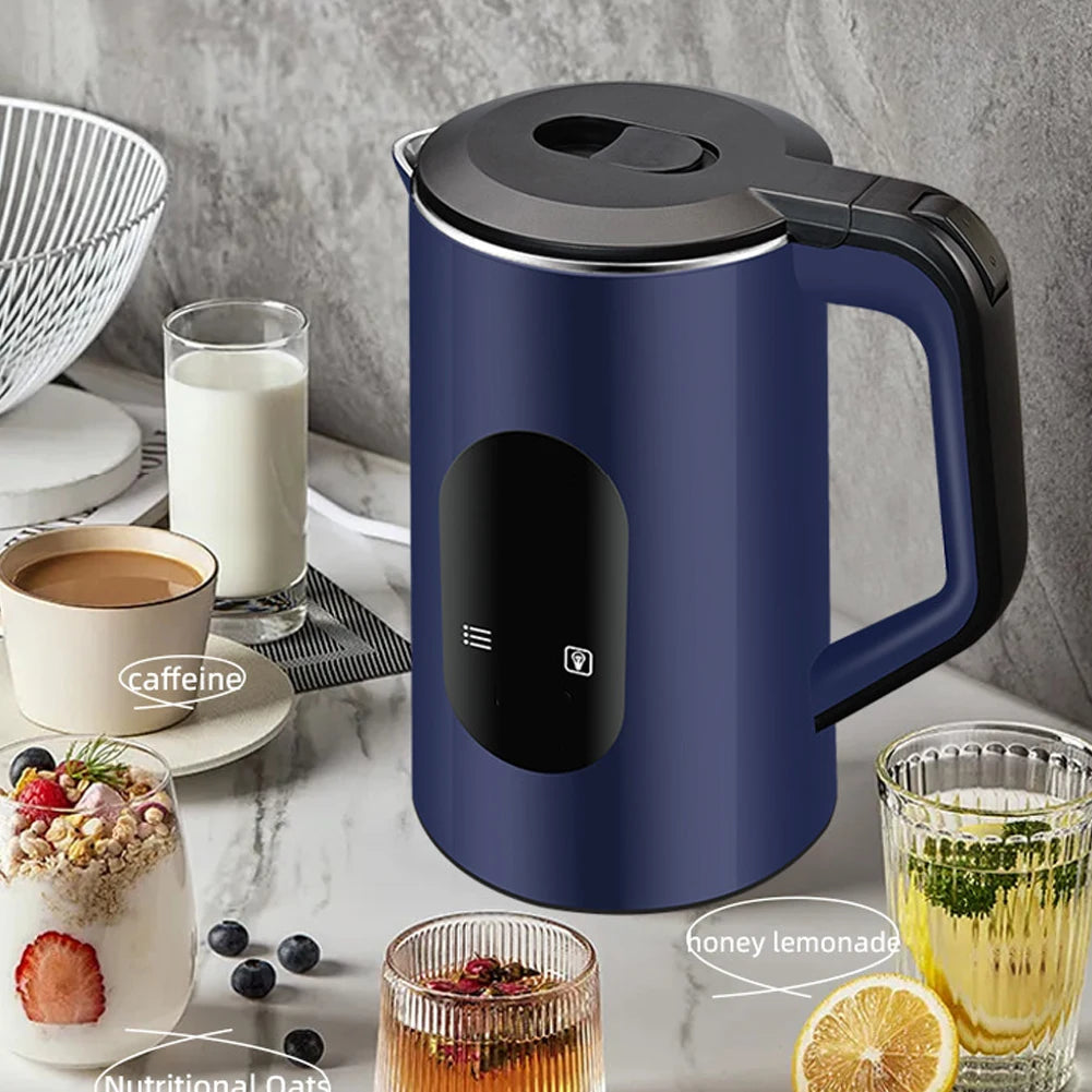 2.2L Stainless Steel Electric Digital Display Large Tea Kettle Auto-Shutoff Thermal Water Kettle 1500W Fast Boil Boil Water Pot