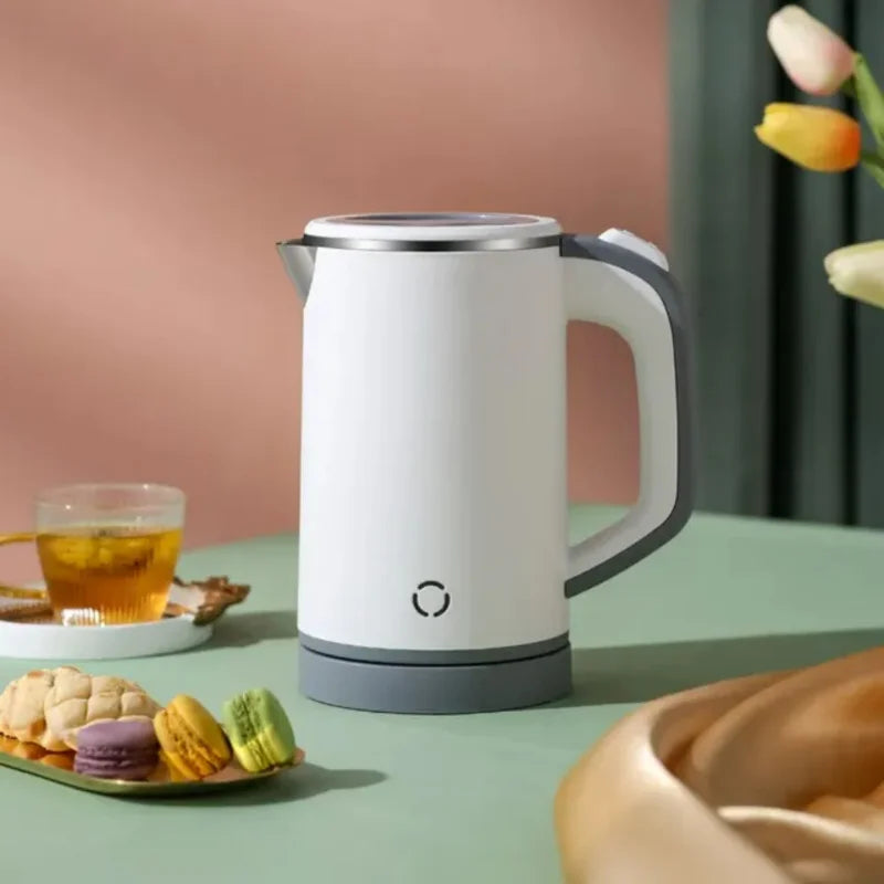 800ML Insulated  Kettle 304 Stainless Steel Kettle Reserved Automatic Power Off To Adjust Temperature 600w