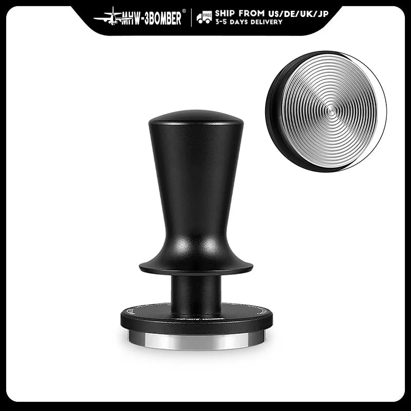 MHW-3BOMBER CD Series Coffee Tamper with 2 Springs Espresso Tamper & Distributor for 51/53.35/58.35MM Portafilter Coffee Tool