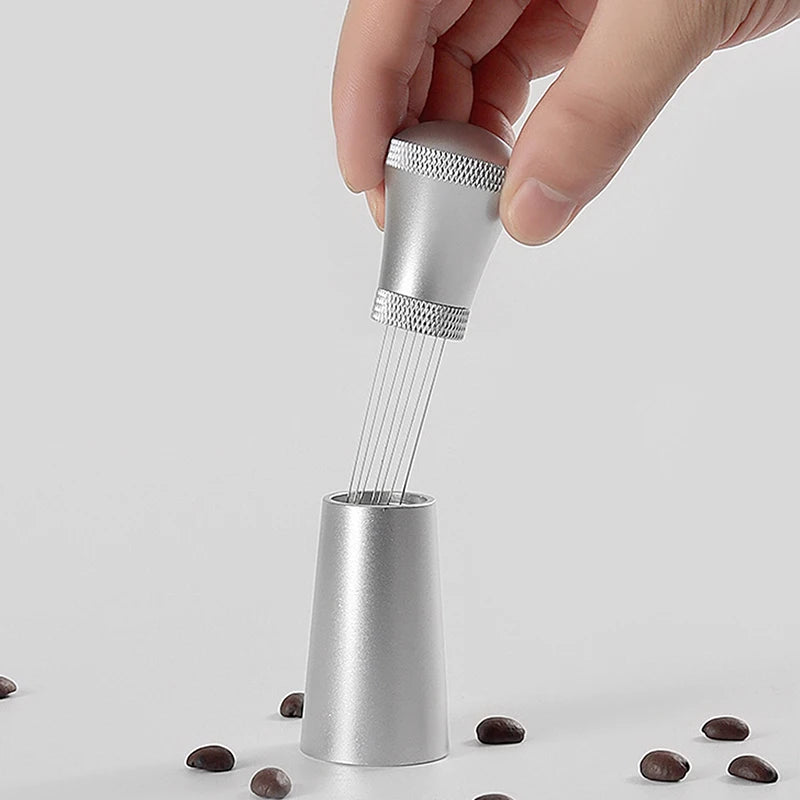 Espresso Distribution Tool 304 Stainless Steel Needles Installed With 10 Extra Needles For Espresso Stirrer Replacement