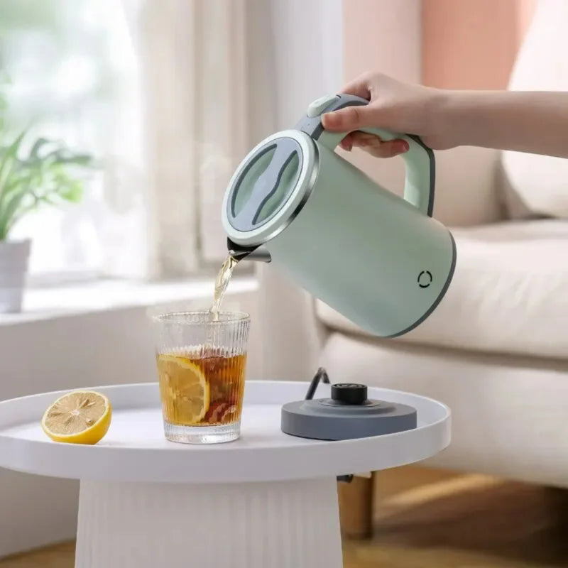 800ML Insulated  Kettle 304 Stainless Steel Kettle Reserved Automatic Power Off To Adjust Temperature 600w