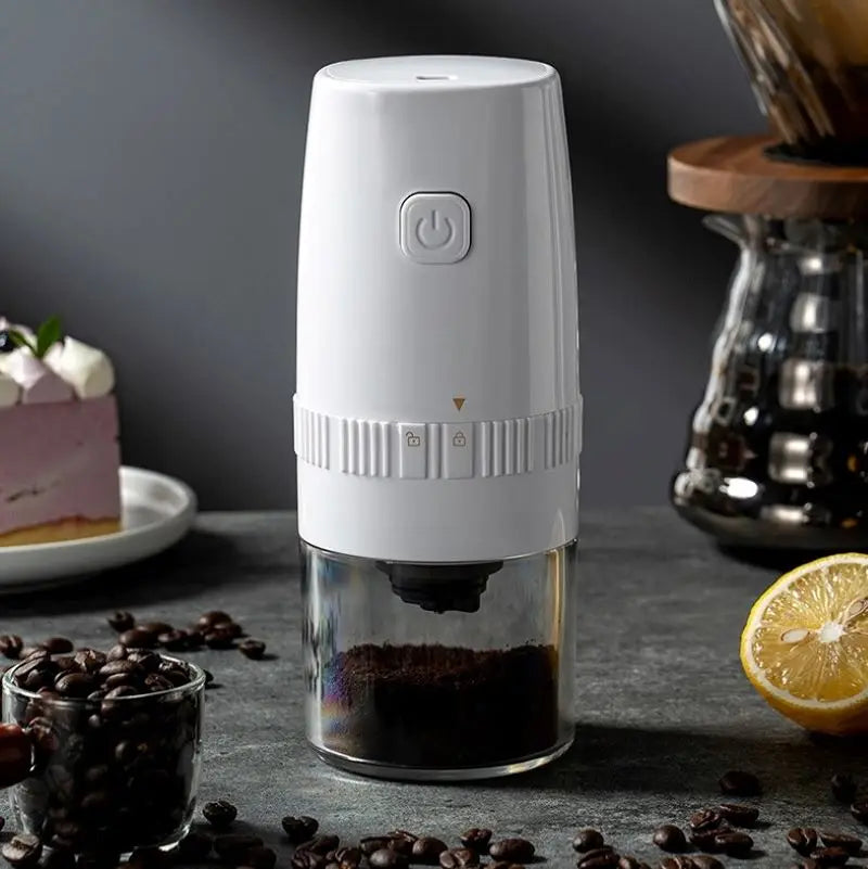 Coffee Bean Grinder Small Mini  Kitchen Portable Automatic Bean Grinder